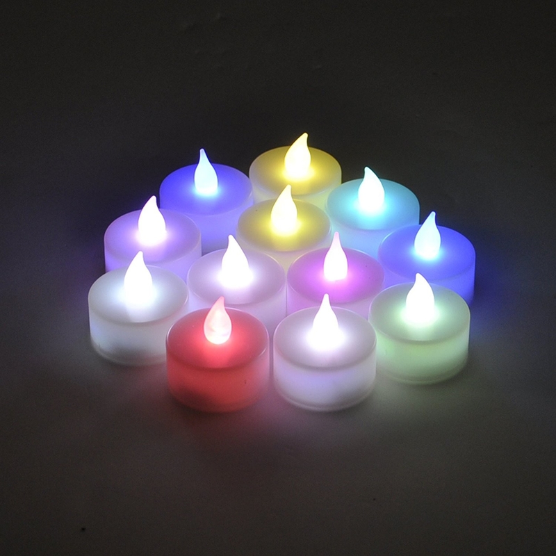 7 Colors Flashing Led Candle Light Colored Tea Lights For 7 Colors Flashing Led Candle Light Colored Tea Lights For Valentine S Day