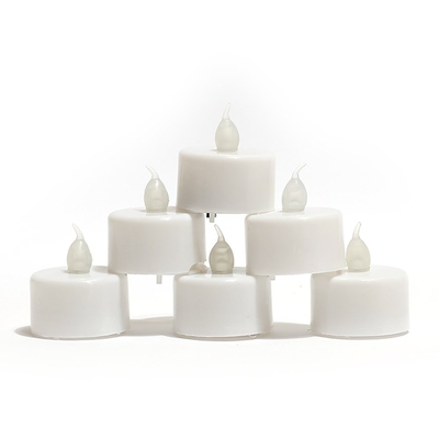 Battery Operated LED Tealight Candles Flameless Heatless Faux Wedding Holiday