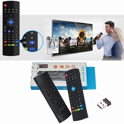 2.4ghz Wireless Keyboard Mouse Remote , Voice Switch Infrared Remote Control