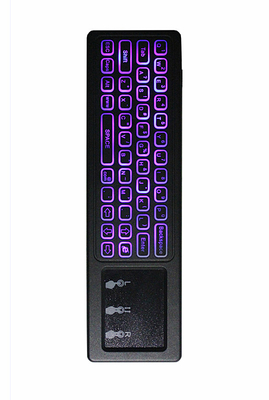 Rechargeable Android TV Box Keyboard Remote Built In 6 - Axis Inertial Sensor