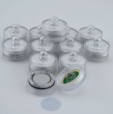 Round Small Led Candle Light / Battery Operated Led Candles For Party Centerpiece