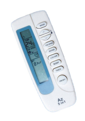 5 In 1 Function Samsung Ac Remote Control Replacement , Infrared Remote Control