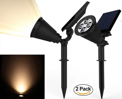 Low Voltage LED Solar Powered Garden Spotlights For Driveway / Pathway