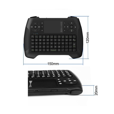 10m Control Distance Rechargeable Remote Control Keyboard For Smart TV